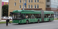 На владимирских улицах протестировали новый троллейбус-гармошку - Zebra-TV.Ru