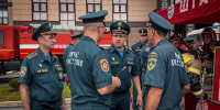 Во Владикавказе в Северо-Кавказском Суворовском военном училище прошли масштабные пожарно-тактические учения - ГУ МЧС