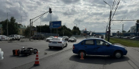 В Орле на Кромском шоссе в ДТП пострадала водитель скутера - OrelGrad.Ru