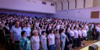 Благочинный Медвеженского округа принял участие в августовской педагогической конференции - Епархия