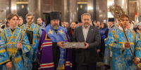 В Санкт-Петербург прибыла десница святителя Спиридона Тримифунтского - Свято-Троицкая Александро-Невская Лавра