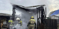 Тушение пожара в селе Сотниково - Газета Красноярский рабочий