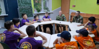 Воспитанники камчатского лагеря «Солнышко» встретились с ветеранами специальной военной операции - Полуостров Камчатка