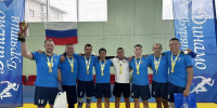 Сборная Главного управления МЧС России по Республике Бурятия - чемпионы БРО «Динамо» по волейболу - МЧС Республики Бурятия