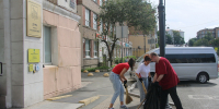 Сотрудники аппарата Думы города Владивостока провели субботник по уборке территории - Дума города Владивостока