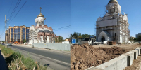 На прихрамовой территории работы уже ведутся. - KaspyInfo.Ru