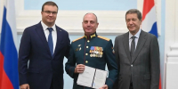Виталий Хоценко и Александр Жуков вручили дипломы участникам проекта «ПРОдвижение ГЕРОЕВ» - 12 канал