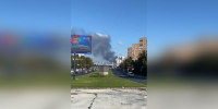 ТАСС: подстанция скорой помощи загорелась на юге Москвы - M24.Ru