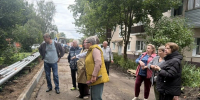 Выездной осмотр двора в с. Добрыниха: вместе ищем решения - Администрация г. Домодедово