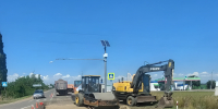 В Усть‑Лабинском районе  продолжается ремонт участка  Усть‑Лабинск - Лабинск - Упорная - Министерство транспорта