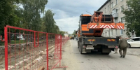 Ремонт на Деповской / Фото: пресс-служба СГК - ИА Амител