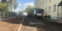 В Кирове асфальтируют проезды у областного Дома народного творчества - Правительство области