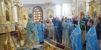 В праздник Успения Пресвятой Богородицы митрополит Зиновий совершил Божественную Литургию в Кафедральном соборе - Саранская епархия