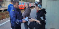 В рамках акции «Сохрани себе жизнь» королёвцам напомнили о правилах безопасности на железнодорожных путях - Администрация г. Королёв