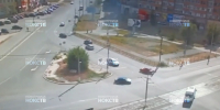 Камера зафиксировала момент ДТП у городского рынка - НоКС ТВ