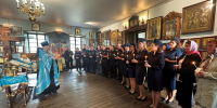 В Благовещенском соборе города Колы прошёл праздничный молебен в честь преподобного Пимена Угрешского - УФСИН