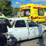 Водитель получил травму лица в столкновении трёх автомобилей на улице Папина - Gorod48.ru