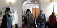 В канун праздника Успения Пресвятой Владычицы нашей Богородицы и Приснодевы Марии, в Спасо-Преображенском кафедральном соборе г. Глазова - Глазовская Епархия