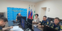 Заместитель председателя облизбиркома Галина Доставалова обсудила с сотрудниками Главного управления МЧС России по Курганской области вопросы безопасности при проведении выборов - Избирательная комиссия