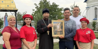 Юнармейцы Великолепетихского округа передали икону школьникам Пензенской области - Губернатор Херсонской области