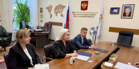 Ольга Гусева встретилась с заместителем руководителя Россотрудничества Константином Олеговичем Колпаковым - Министерство международных и межрегиональных связей