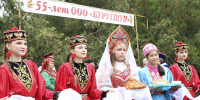 В свой 55-летний юбилей «Буругшун» Яшалтинского района встретил гостей хлебом и солью - РИА Калмыкия