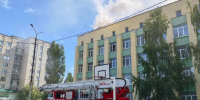 В Камышине пожарные провели учения на территории института перед 1 сентября - Волга-Медиа