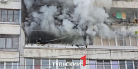 В Туле огонь повредил три квартиры в девятиэтажке - ТК Первый Тульский