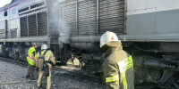 В Залегощенском районе вспыхнул тепловоз - OrelGrad.Ru