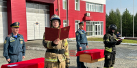 В 4 пожарно-спасательном отряде МЧС России прошло торжественное посвящение в пожарные - МЧС