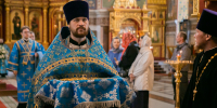 В попразднство Успения Пресвятой Богородицы митрополит Павел совершил Литургию в Воскресенском кафедральном соборе г. Ханты-Мансийска - Ханты-Мансийская Митрополия