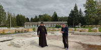 Возрождение святыни в селе Мужиново - Клетнянское благочиние