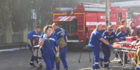 В Камышинском институте спасатели провели учения перед учебным годом - Родной город Волгоград