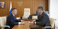 Глава Минстроя России Ирек Файзуллин провел рабочую встречу с Министром строительства и жилищно-коммунального хозяйства Чеченской Республики Муслимом Зайпуллаевым - Министерство строительства и ЖКХ