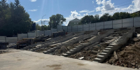 В Новосибирске начали ремонт опасной лестницы у областной больницы - Сиб.фм