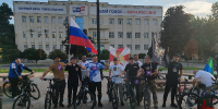 В Дагестане прошёл «Велопробег единства народов России» с участием росгвардейцев - Росгвардия