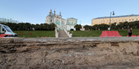 На обрушающейся Большой Советской в Смоленске пробурили седьмую скважину для исследования грунта - SmolDaily.Ru