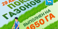 Общий итог по 1 циклу покоса: всего 472,42 га — выполнено 472,42 га (100%). По 2 циклу: всего 472,42 га — выполнено 472,42 га (100%). По 3 циклу: всего 472,42 га — выполнено 472,42 га (100%). По 4 циклу: всего 472,42 га — выполнено 233,11 га (49,34%). - НИА Самара