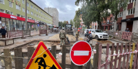В центре Сыктывкара перекрыли проезжую часть на улице Карла Маркса - Pg11.Ru