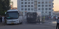 На пересечении Московского шоссе и ул. Димитрова загорелся автобус - Волга Ньюс