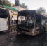 Автобус вспыхнул на стоянке в Самаре 29 августа и выгорел дотла - Комсомольская Правда Самара