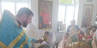 Молебен на начало учебного года в храме вмч. Георгия Победоносца СНТ Солнечная Поляна - Мелекесская епархия