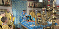 «Во Успении мира не оставила еси, Богородице…». Праздничное богослужение в Свято-Никольском храме города Унеча - Клинцовская епархия