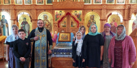 Благочинный Навлинского церковного округа совершил молебное пение перед началом учебного года в урочище Бартынь - Навлинское благочиние