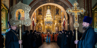 У Дмитриевского собора открыт и освящён памятник святому благоверному князю Андрею Боголюбскому - Владимирская епархия