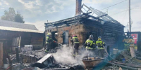 Пожар в Заозёрном - Газета Красноярский рабочий