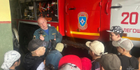 В гостях у пожарных побывали воспитанники социально-реабилитационного центра - МЧС