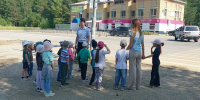 В Ухте будущим первоклассникам провели урок дорожной безопасности прямо на улице - Pro Город Ухта
