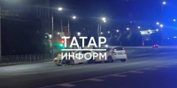 Ночью в Казани у «Тандема» столкнулись две легковушки, одна из них задымилась - ИА Татар-информ