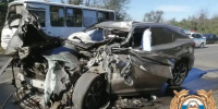 В Новочеркасске Lexus столкнулся с автобусом, водитель легковушки погиб - Газета Таганрогская правда